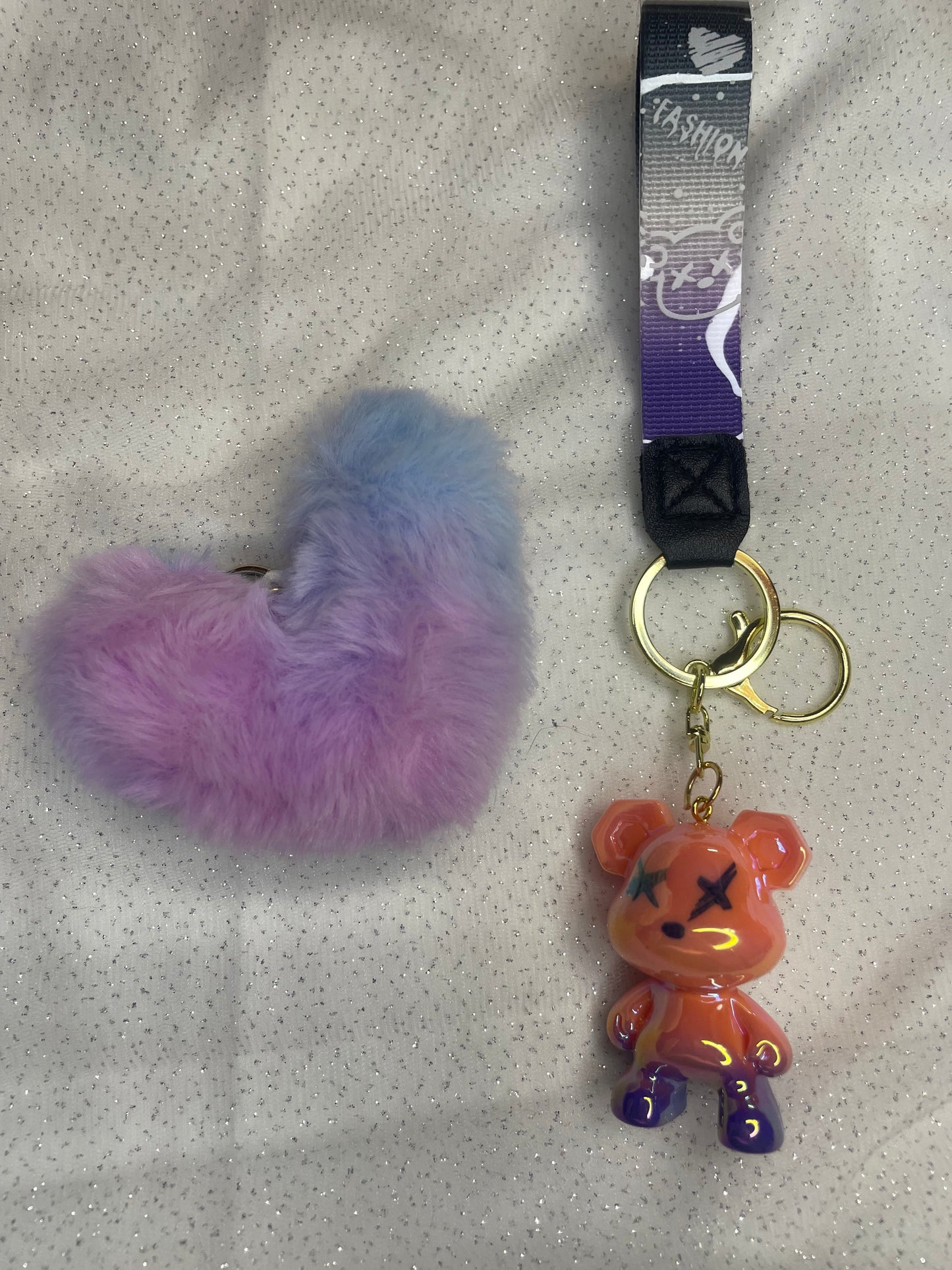 Safety Keychain Rainbow