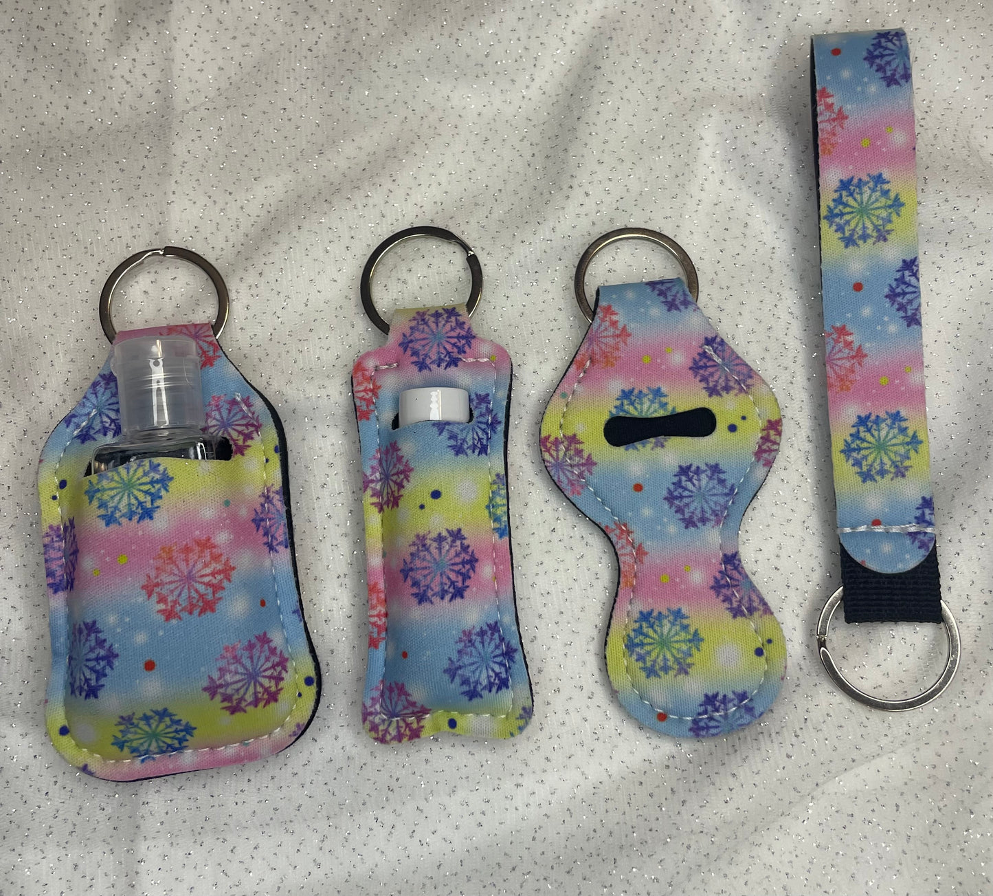 Safety Keychain Rainbow