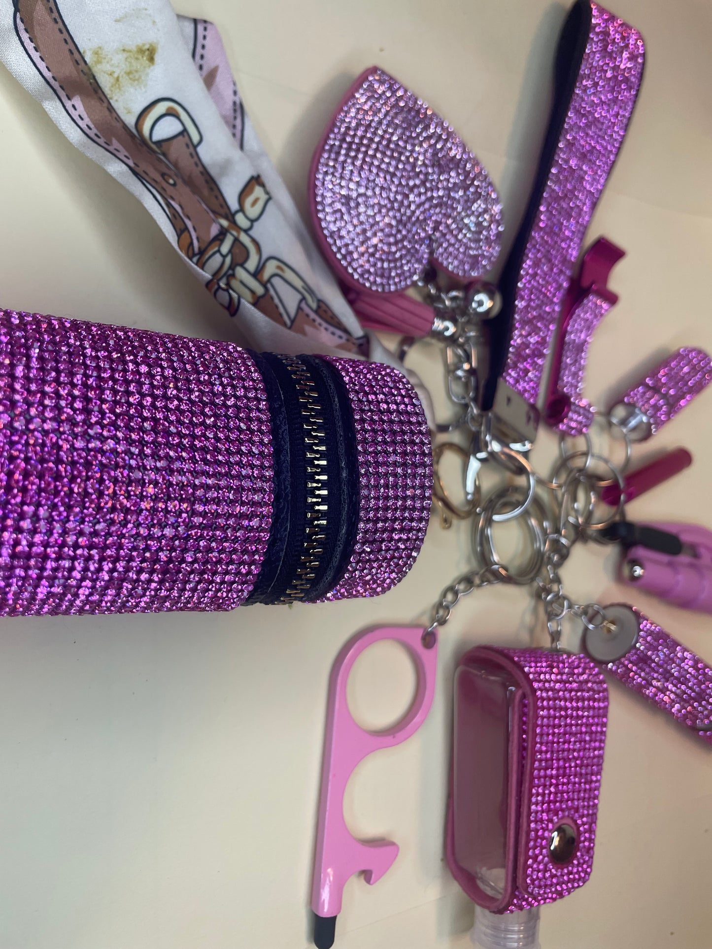 Self defense Keychain Rhinestone