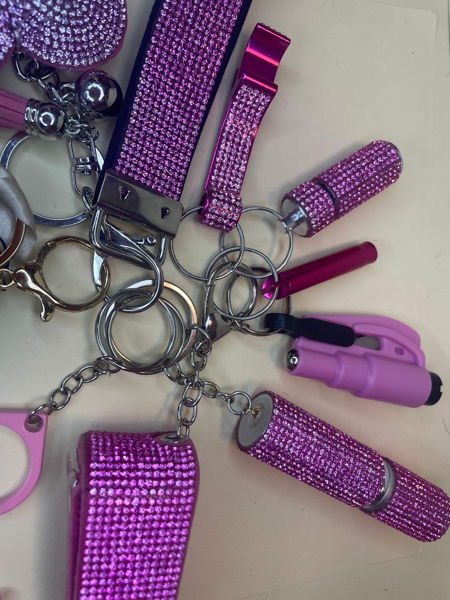 Self defense Keychain Rhinestone