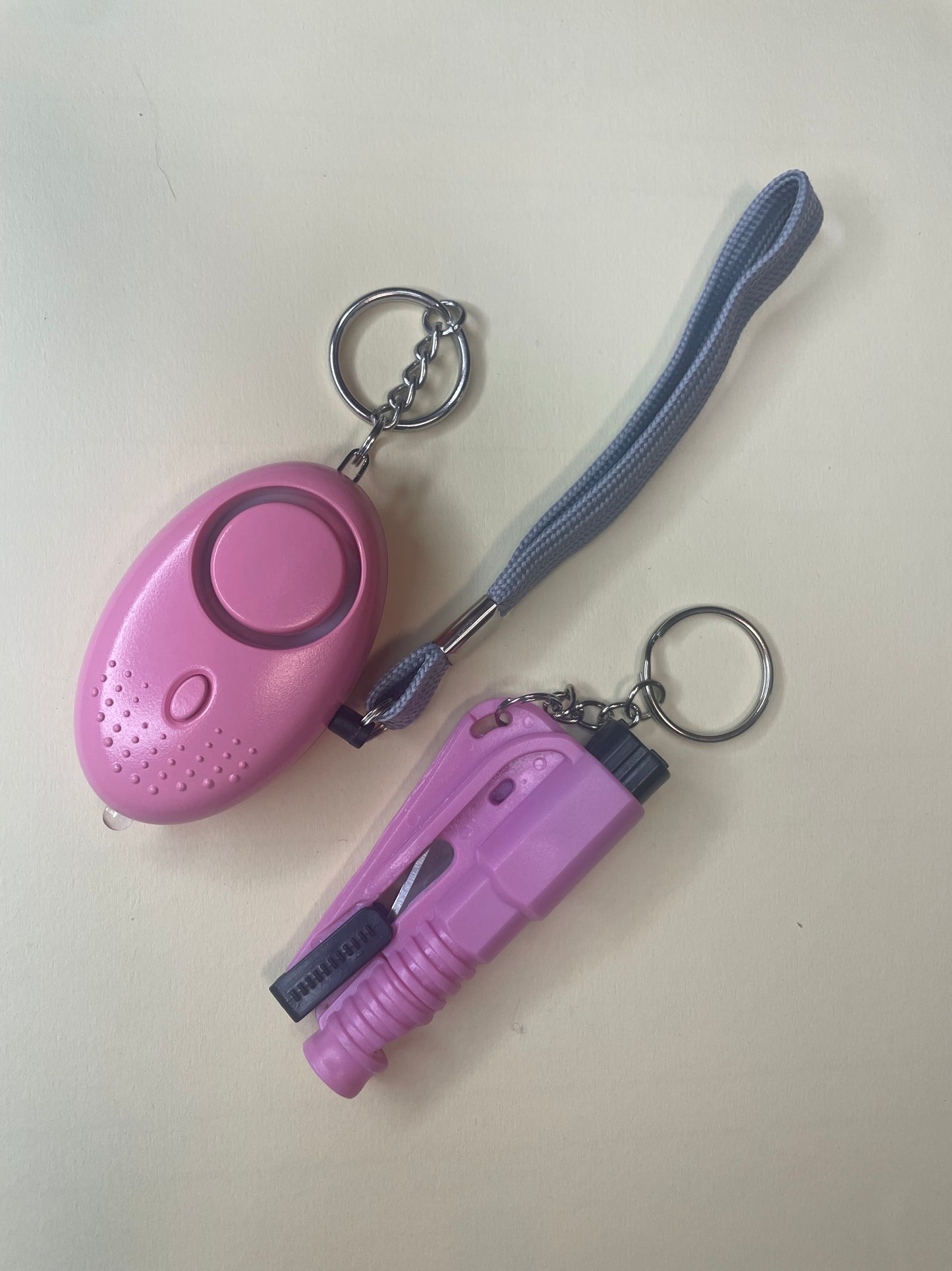 Hot pink self defense keychain set Custom