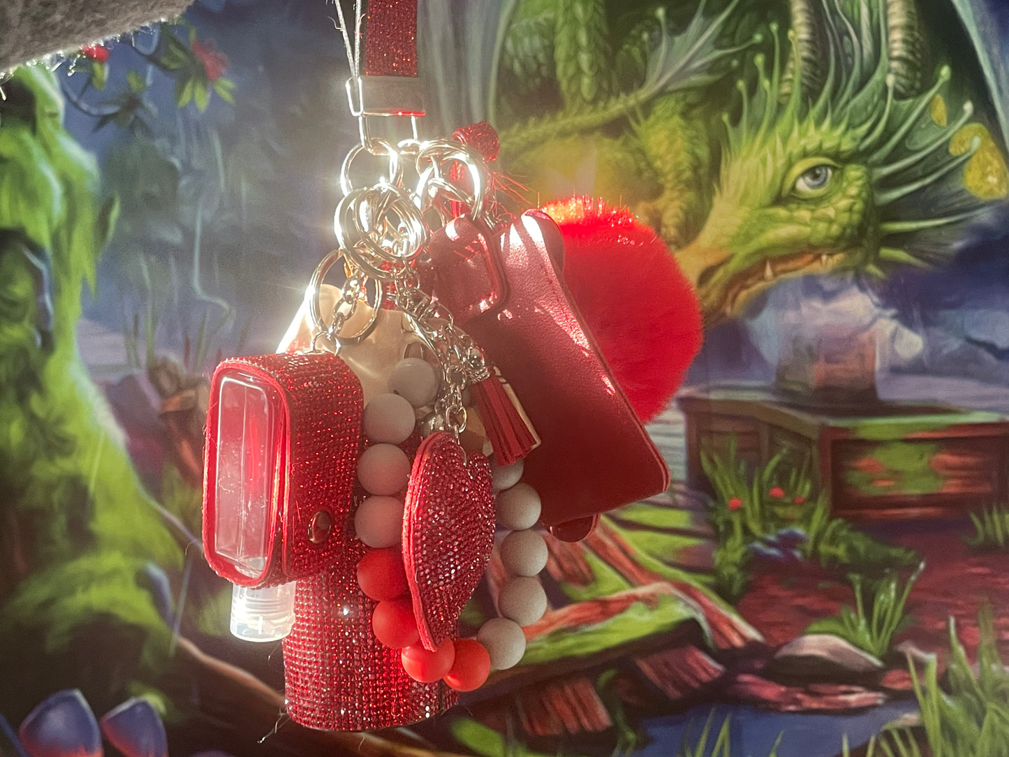 Red Hot Safety Keychain