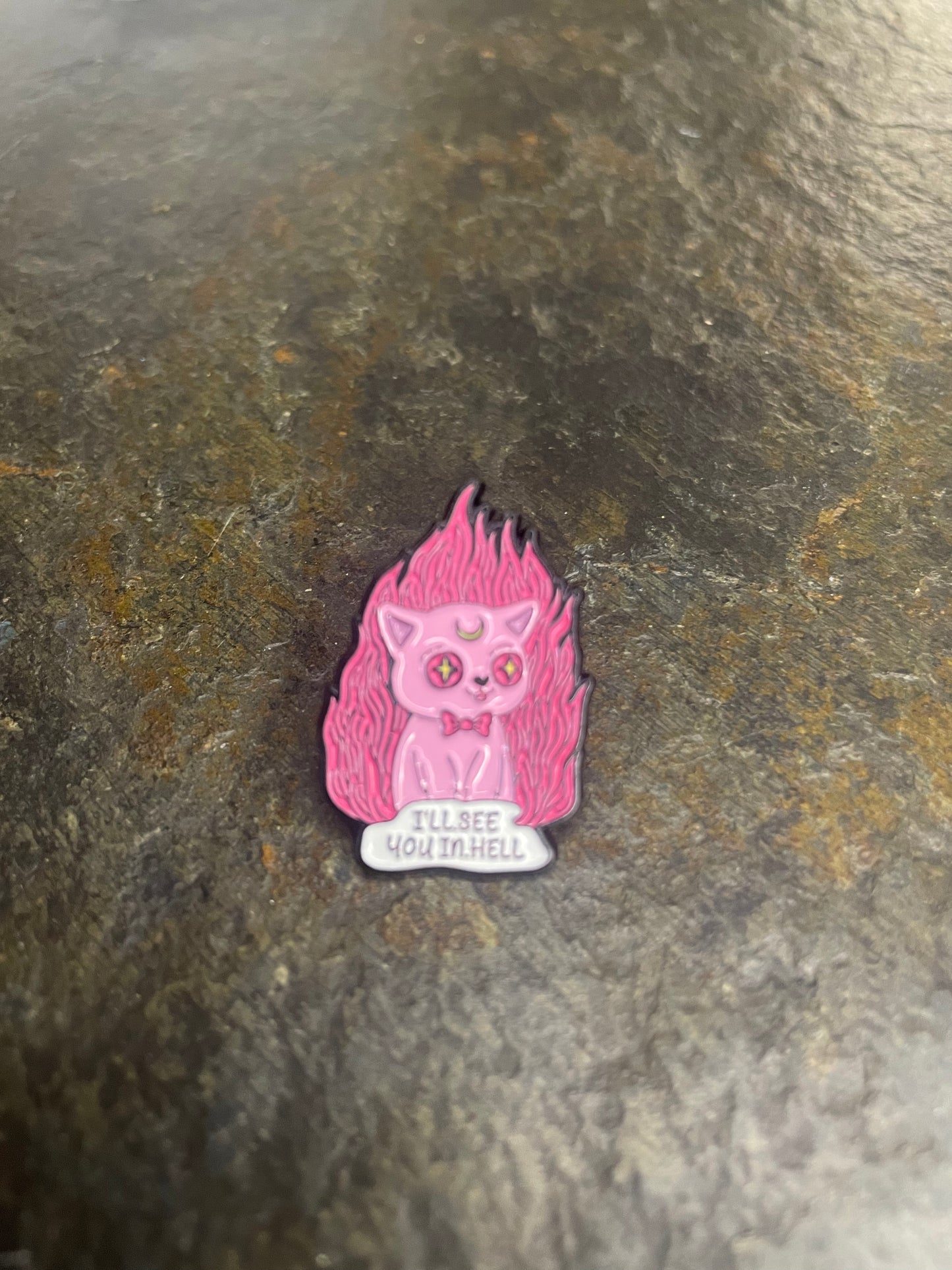 Limited Edition Evil Kitty pin set