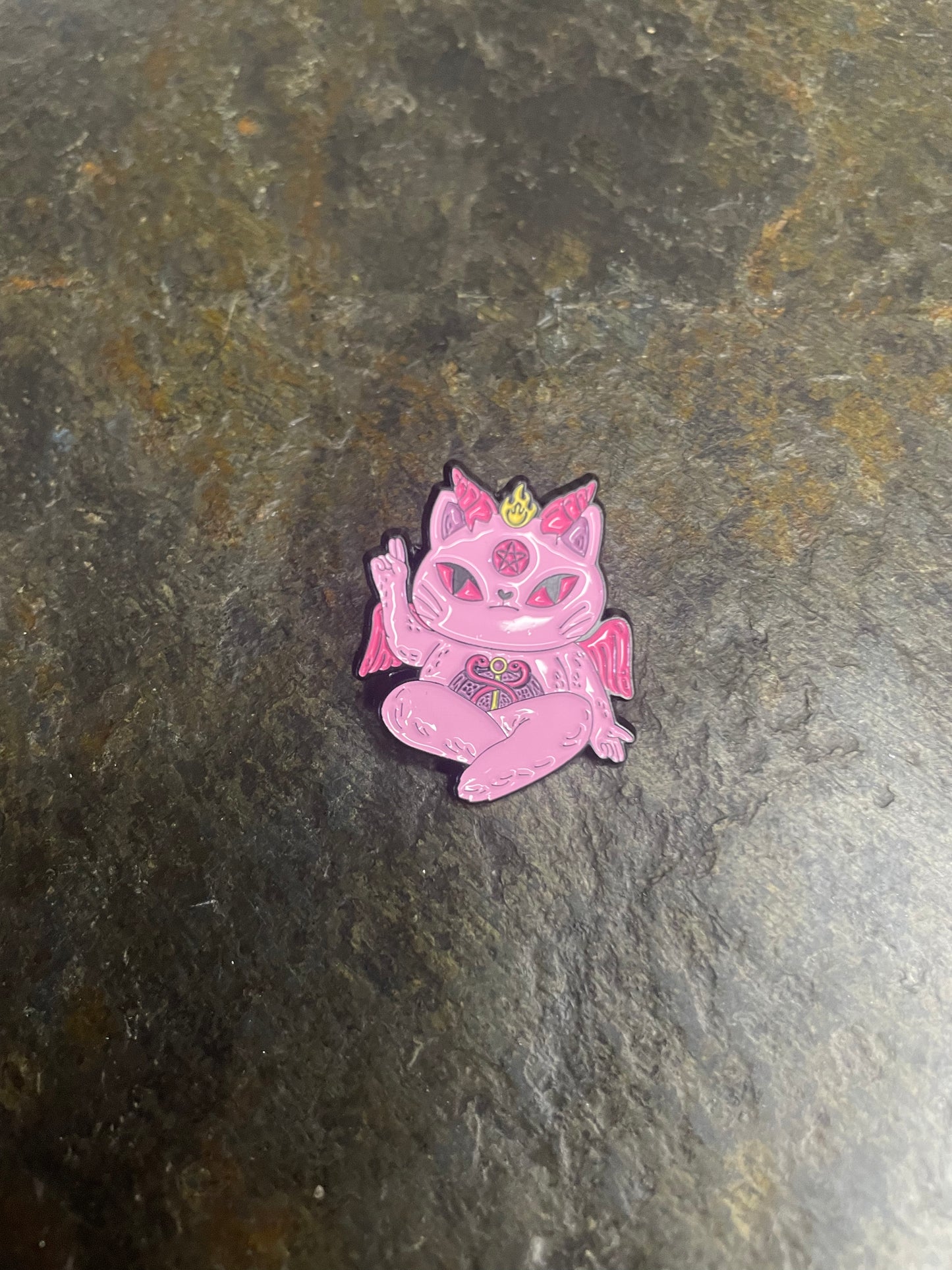 Limited Edition Evil Kitty pin set